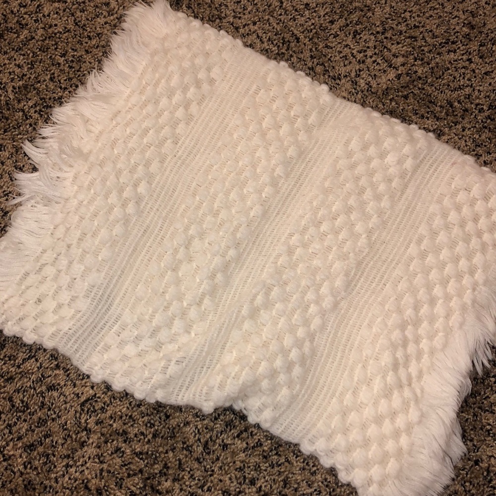 White Infinity Scarf